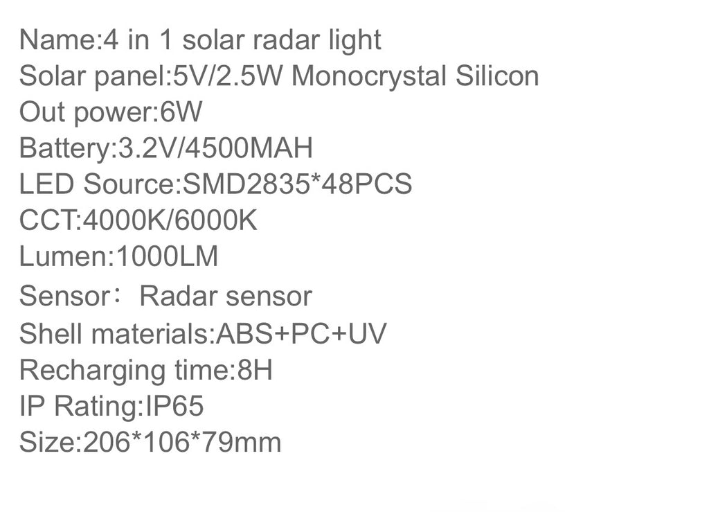 FOCO SOLAR 1000 LUMENS