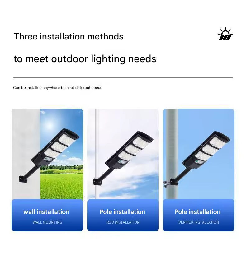 Foco Solar LED 300W con Sensor de Movimiento – Iluminación Exterior de Alto Rendimiento